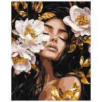 Paint by Numbers Ideyka – Flower Swirl