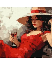 Paint by Numbers Ideyka – Girl In A Hat