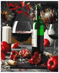 Paint by Numbers Ideyka – Pomegranate & Wine