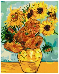 Paint by Numbers Ideyka – Van Gogh Sunflowers
