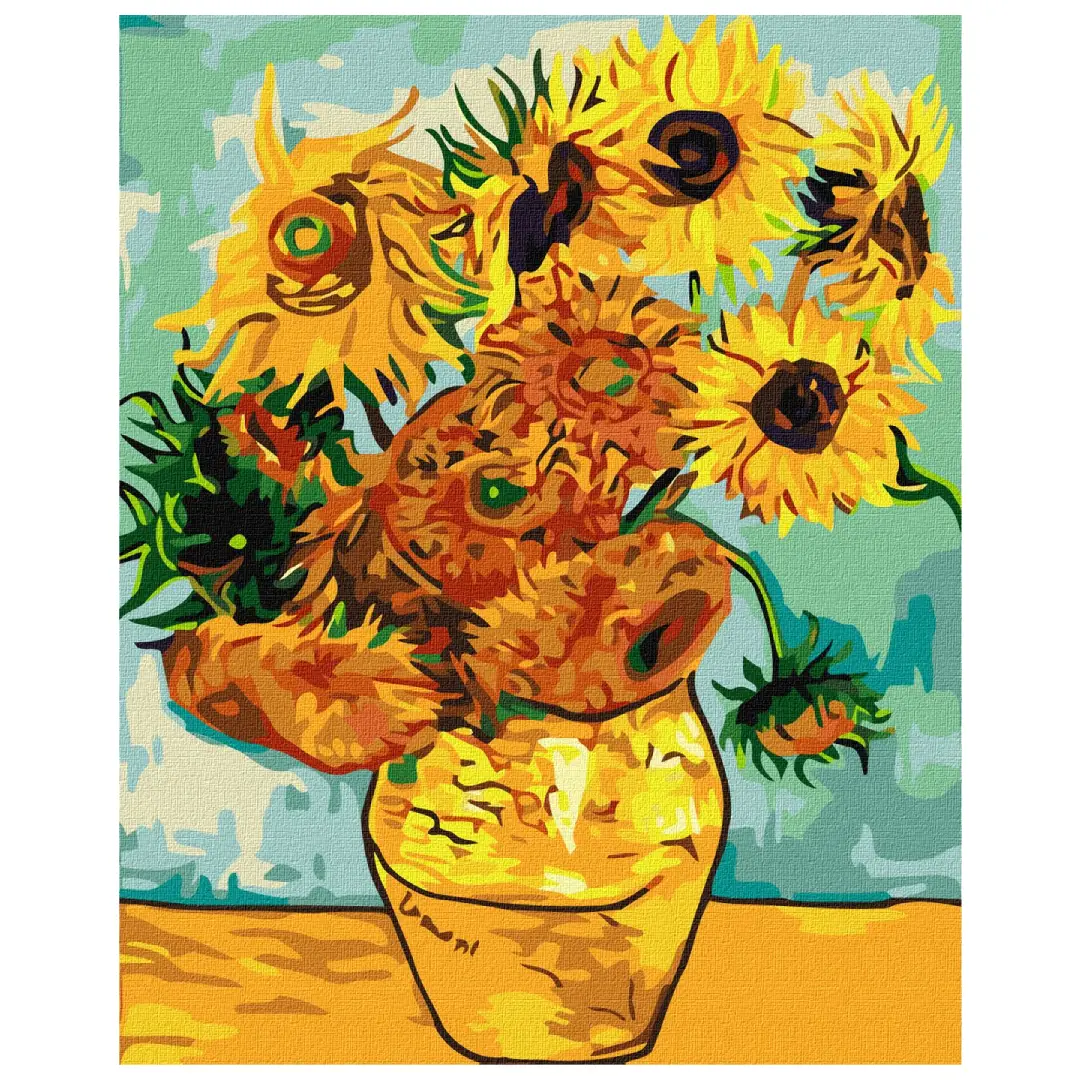 Paint by Numbers Ideyka - Van Gogh Sunflowers