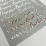 Peel Off Stickers Happy Birthday 123289