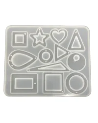 Silicone Pendant Mould – Geometric (12)