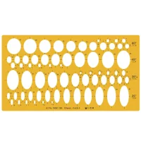 TechnoArt Ellipse Template 25°, 45° and 60°