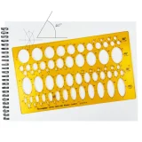 TechnoArt Ellipse Template 25°, 45° and 60°