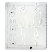 TechnoArt Figure Template – Female 1