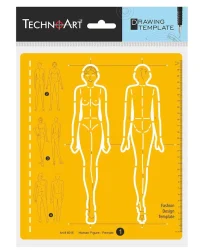 TechnoArt Figure Template – Female 1