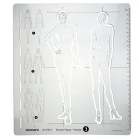 TechnoArt Figure Template – Female 3