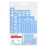 TechnoArt Lettering Stencil - Set of 5
