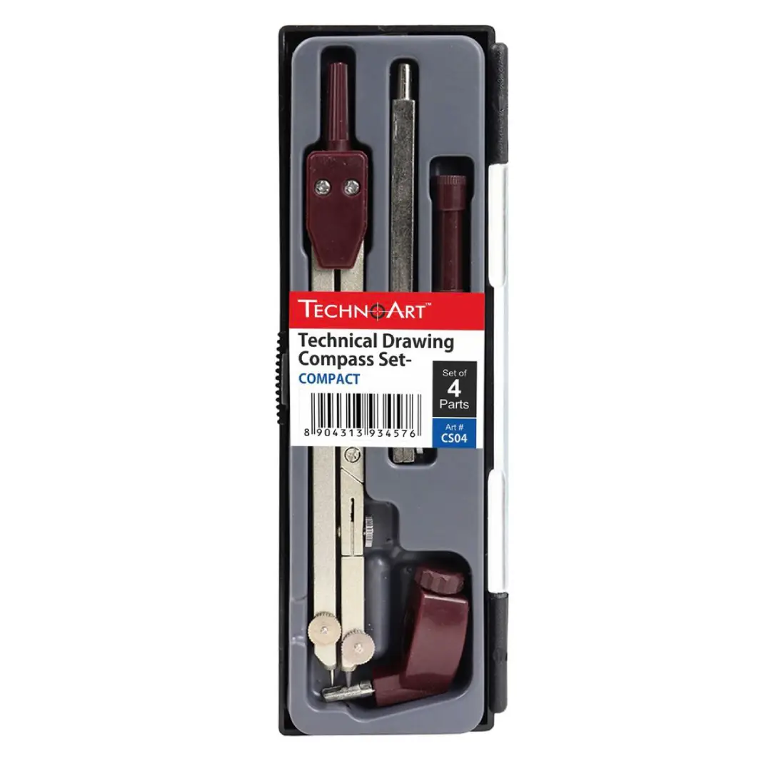TechnoArt Technical Drawing Compass Set - Compact