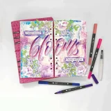 Zieler Brush & Fine Tip Pens - 18pc
