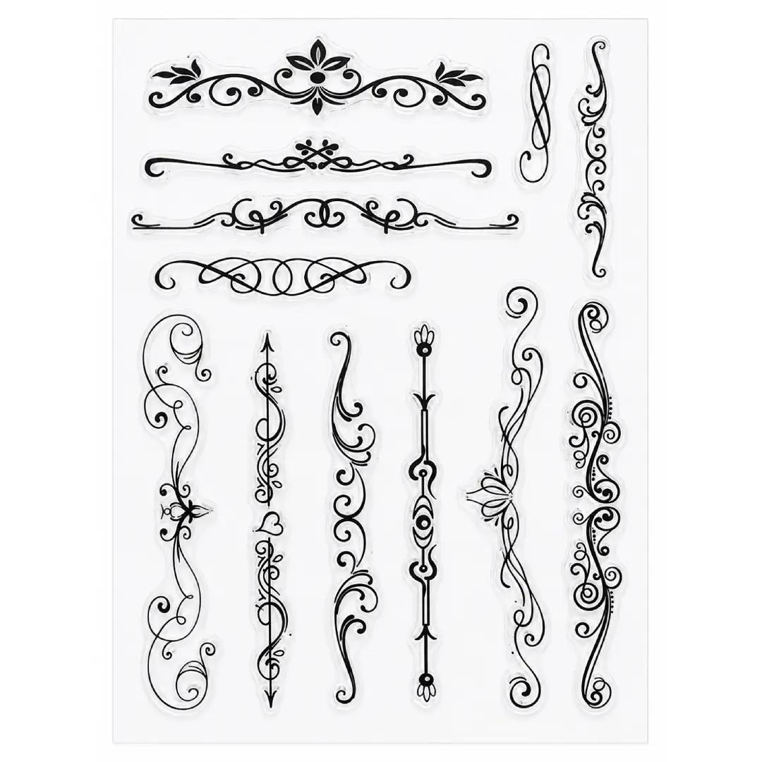 Clear Stamp - Ornate Borders