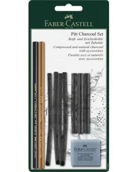 Faber Castell Pitt Charcoal Set 10pce