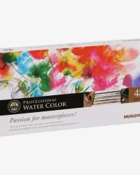 Mungyo Professional Watercolour Set – 48 1/2 Pans