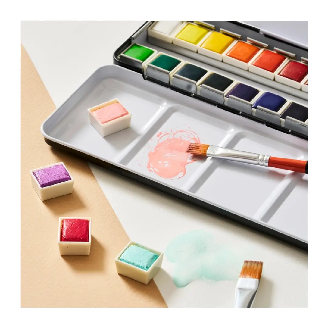 Mungyo Professional Watercolour Set - 48 1/2 Pans