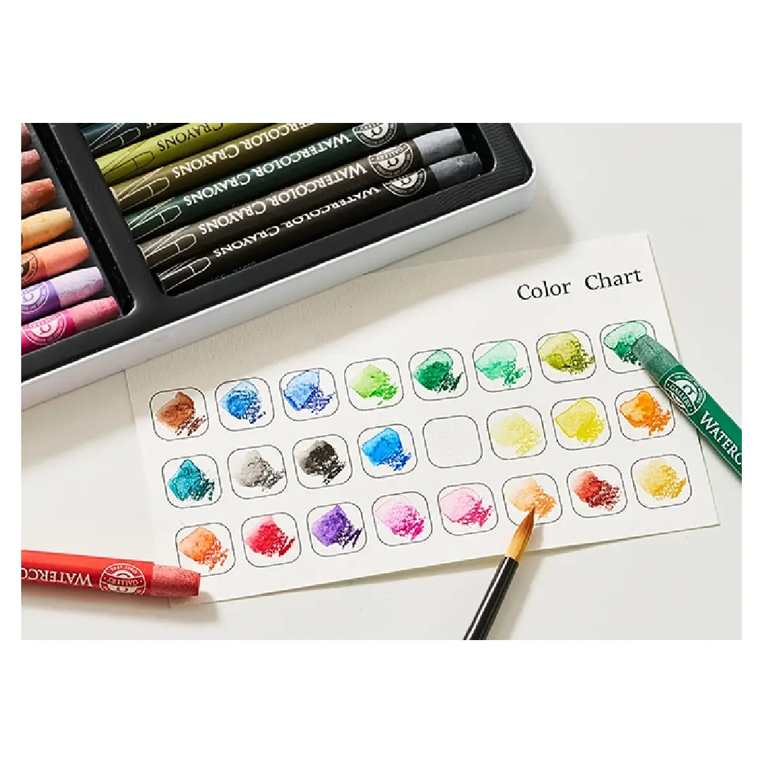 Mungyo Watercolour Crayons - 12 Piece