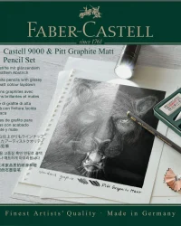 Faber Castell Pitt Graphite Matt & Castell 9000