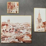 Potentate Watercolour Boards Gold Edge painted 2