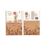 Robotime 3D Wooden Puzzle - Pink Dahlia