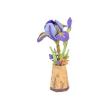 Robotime 3D Wooden Puzzle -Purple Iris