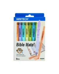 Writech Bible Mate – Highlighter & Pen Set 9pc