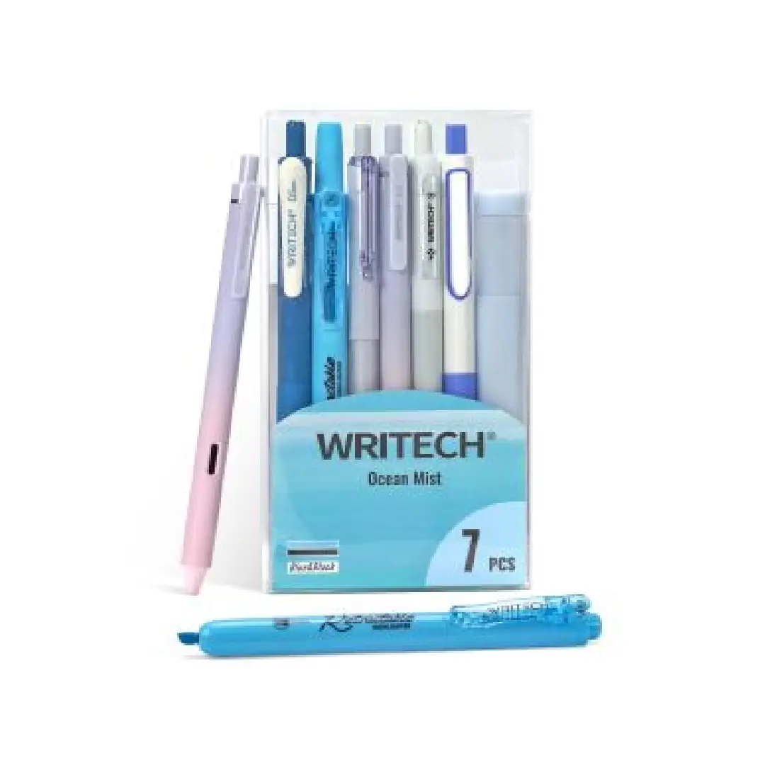 Writech Stationery Set 7pcs - Ocean Mist