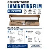 Clear Laminating Film - 0.61m x 15.24m