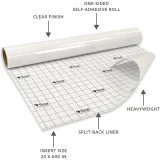 Clear Laminating Film - 0.61m x 15.24m
