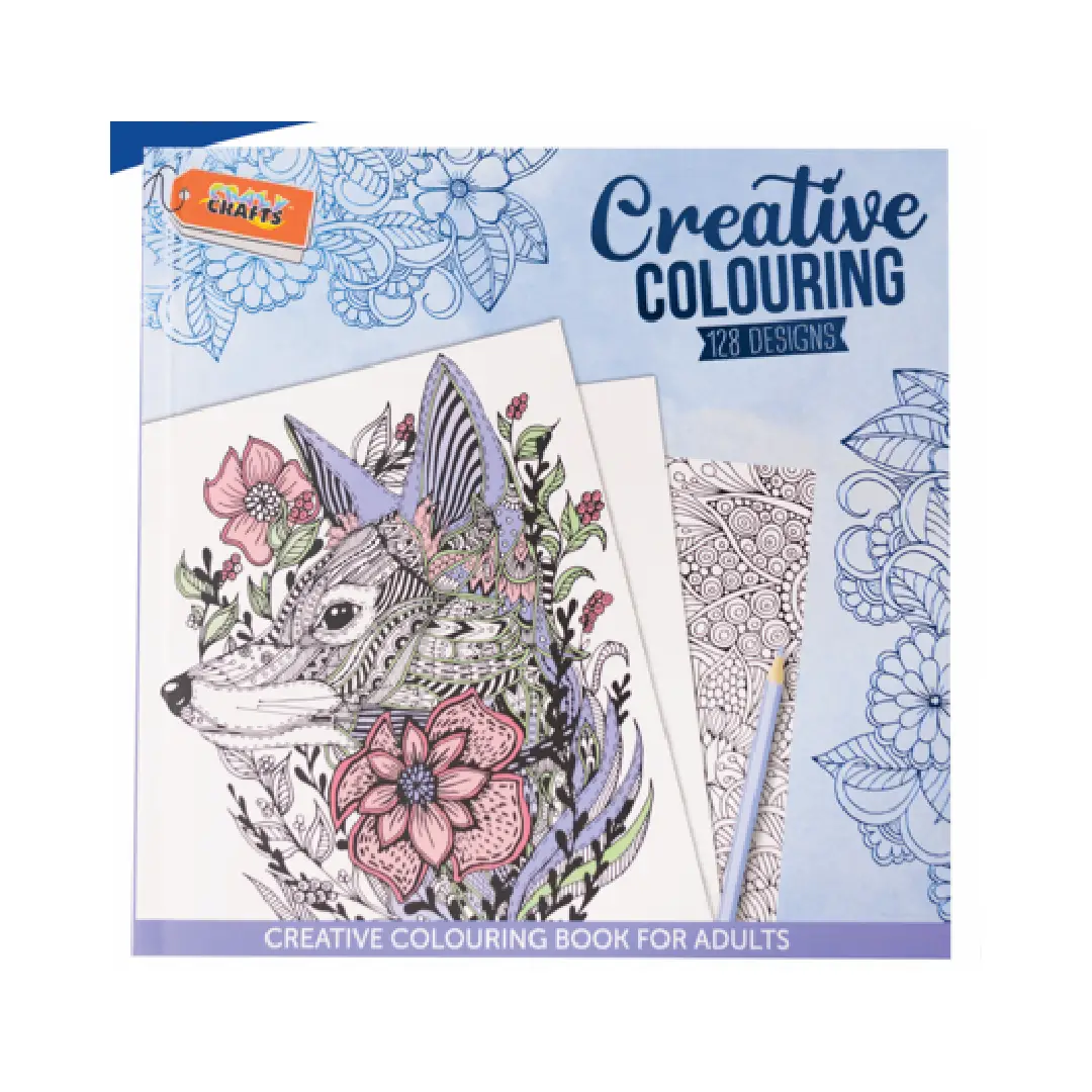 Crazy Crafts Creative Colouring - Blue