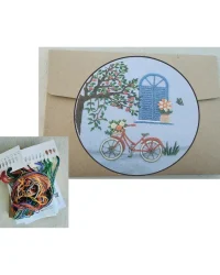 Embroidery Kit – Bicycle