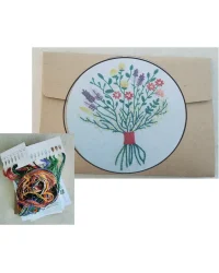 Embroidery Kit – Flower Bouquet