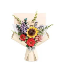 Robotime 3D Wooden Puzzle – Flower Bouquet