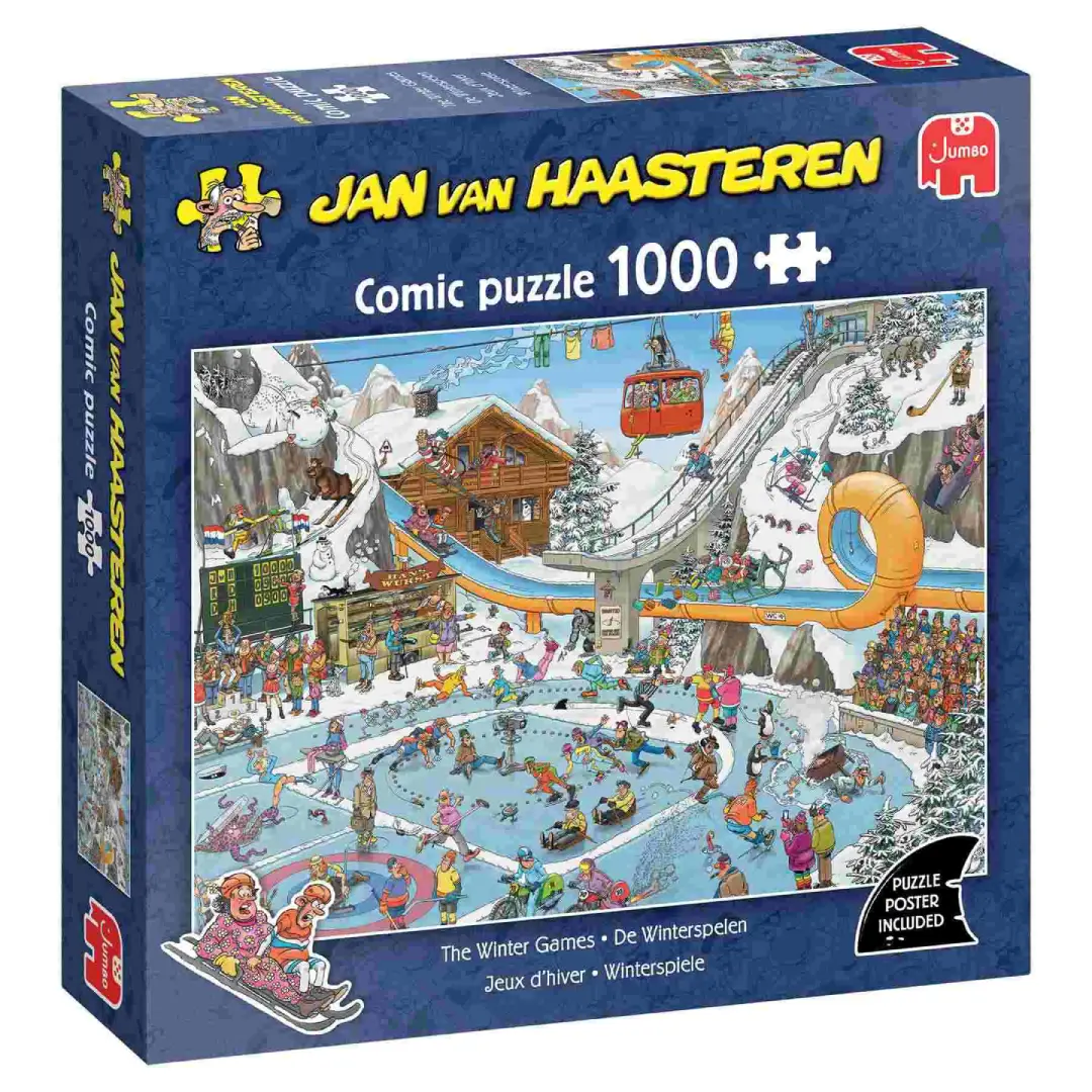 Jan van Haasteren - Winter Games - 1000 Piece Puzzle