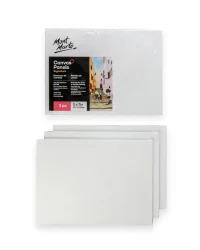 Mont Marte Canvas Panel – 5×7″ 3pc