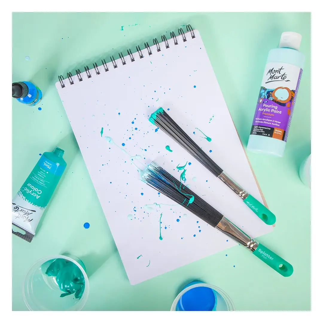 Mont Marte Splatter Brush - Round