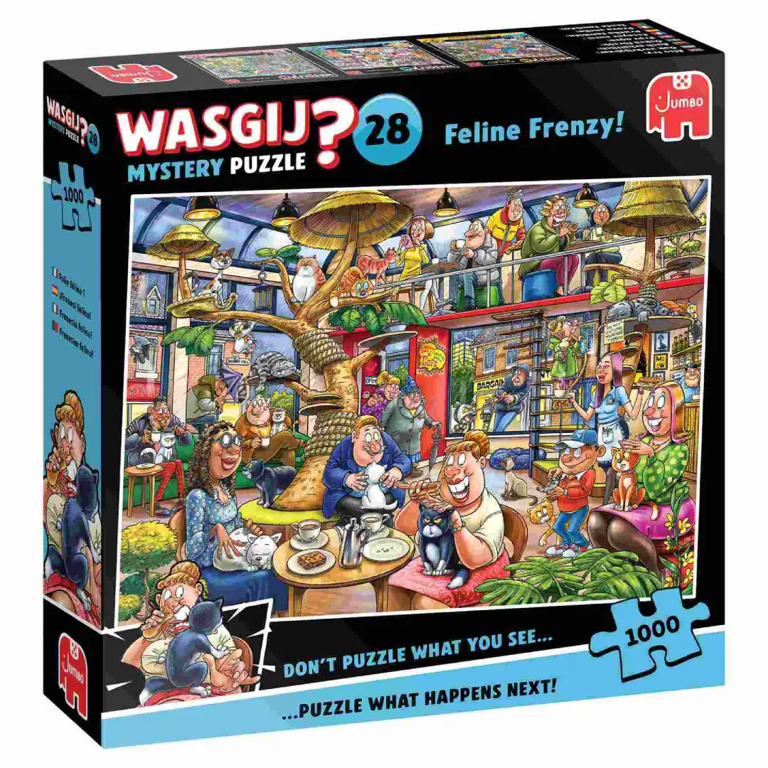 WASGIJ - Feline Frenzy - 1000 Piece Puzzle