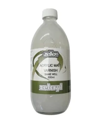 Zelcryl Acrylic Matt Varnish 500ml