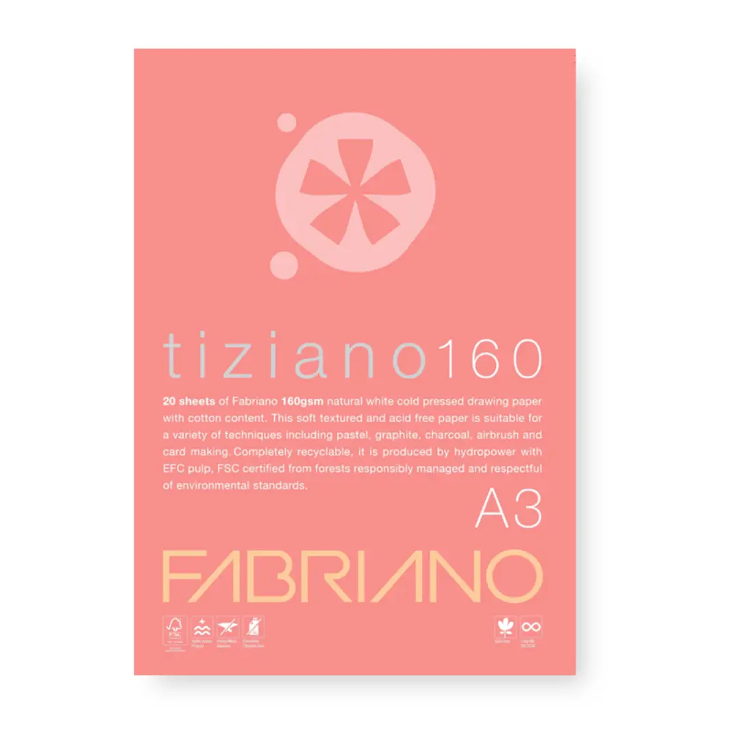 A3 Fabriano - Tiziano Pad 160g