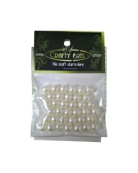 Beads Glass Pearl 8mm – Cream