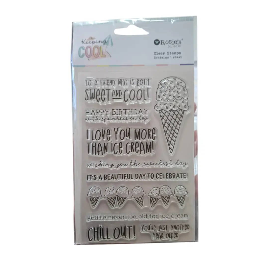 Clear Stamp - Keeping Cool