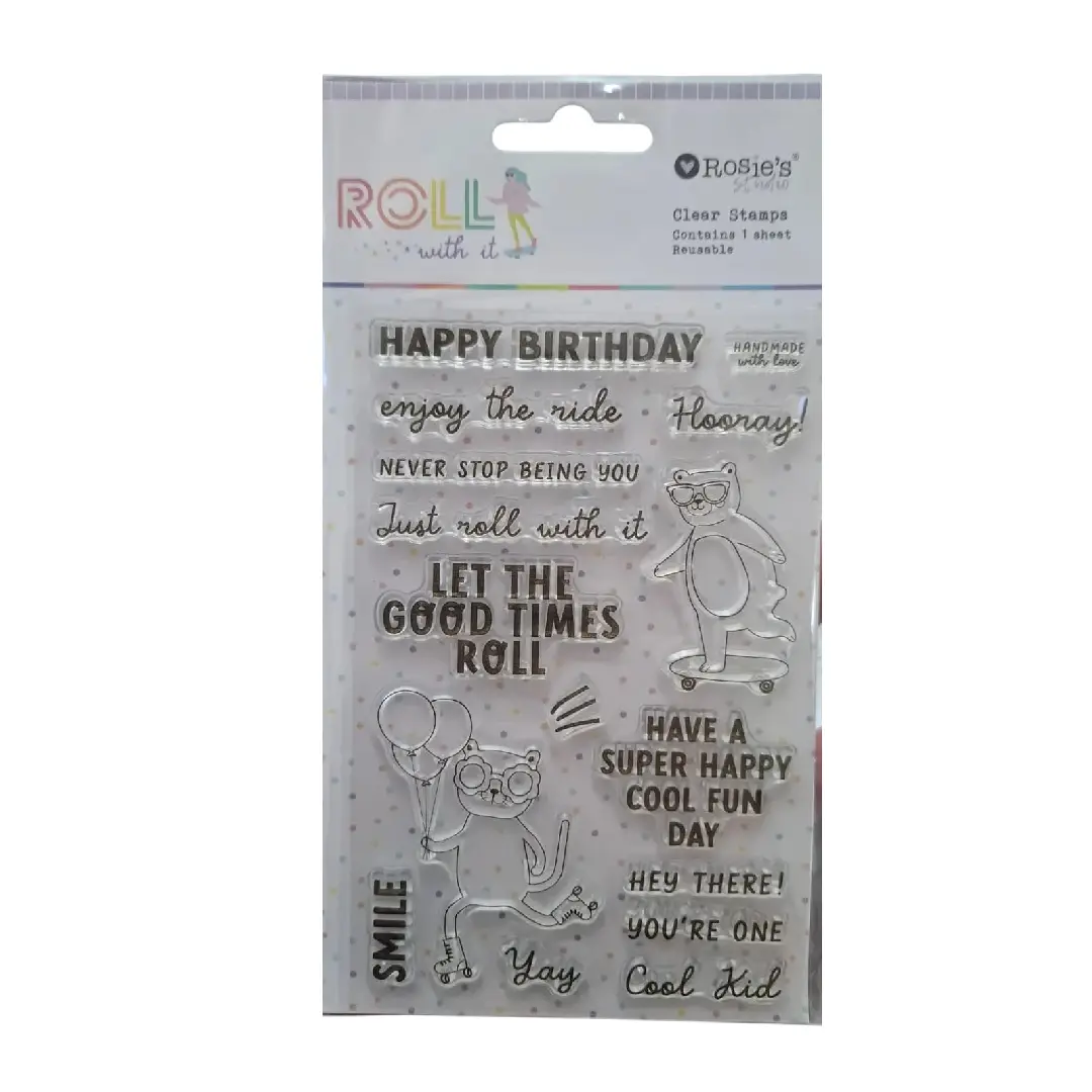 Clear Stamp - Roll With It