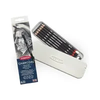 Derwent Charcoal Pencil – Tin Set – 6pc