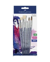 Faber Castell Brush Set – Assorted – 6pce