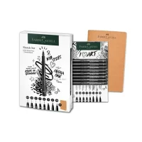 Faber Castell – Pitt Artist Sketching Set W/Sketchbook