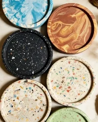 Silicone Mould Coaster Round J-143