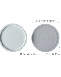 Silicone Mould Coaster Round J-143