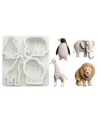 Silicone Mould Animals – 4pce