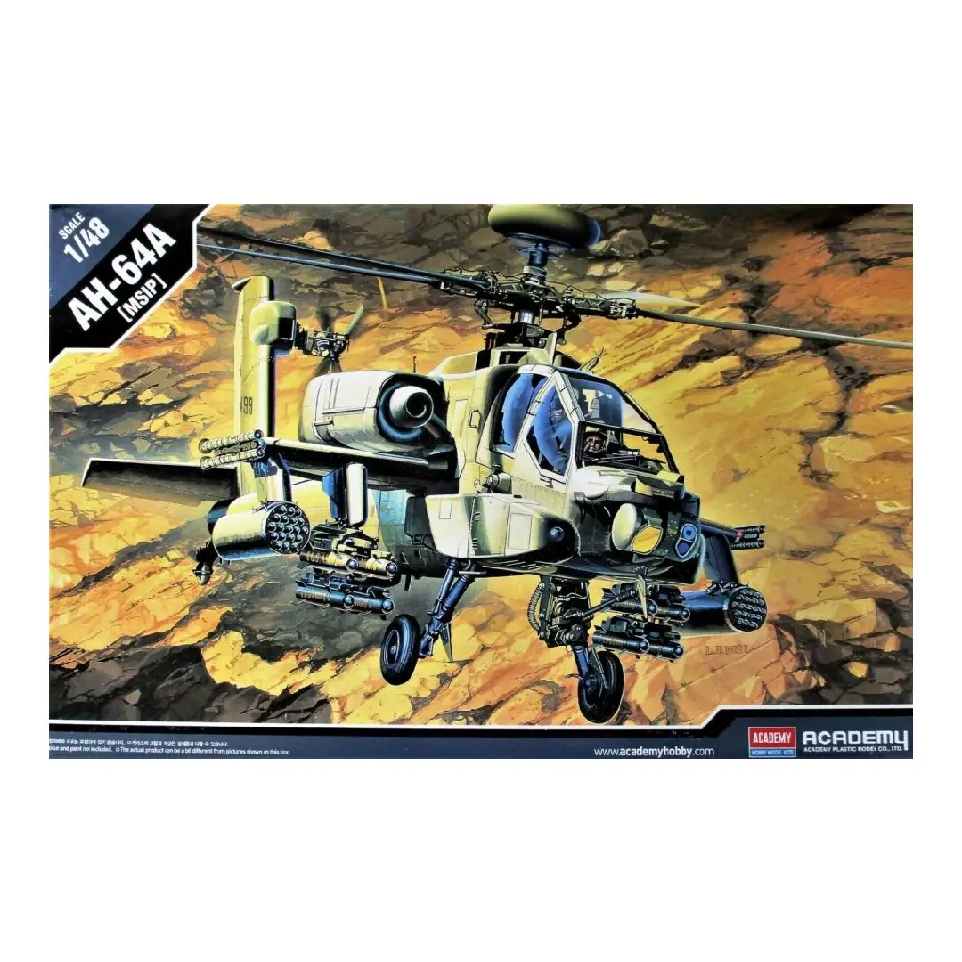 Apache MSIP Scale Model AH-64A - ACA12262 - 1/48