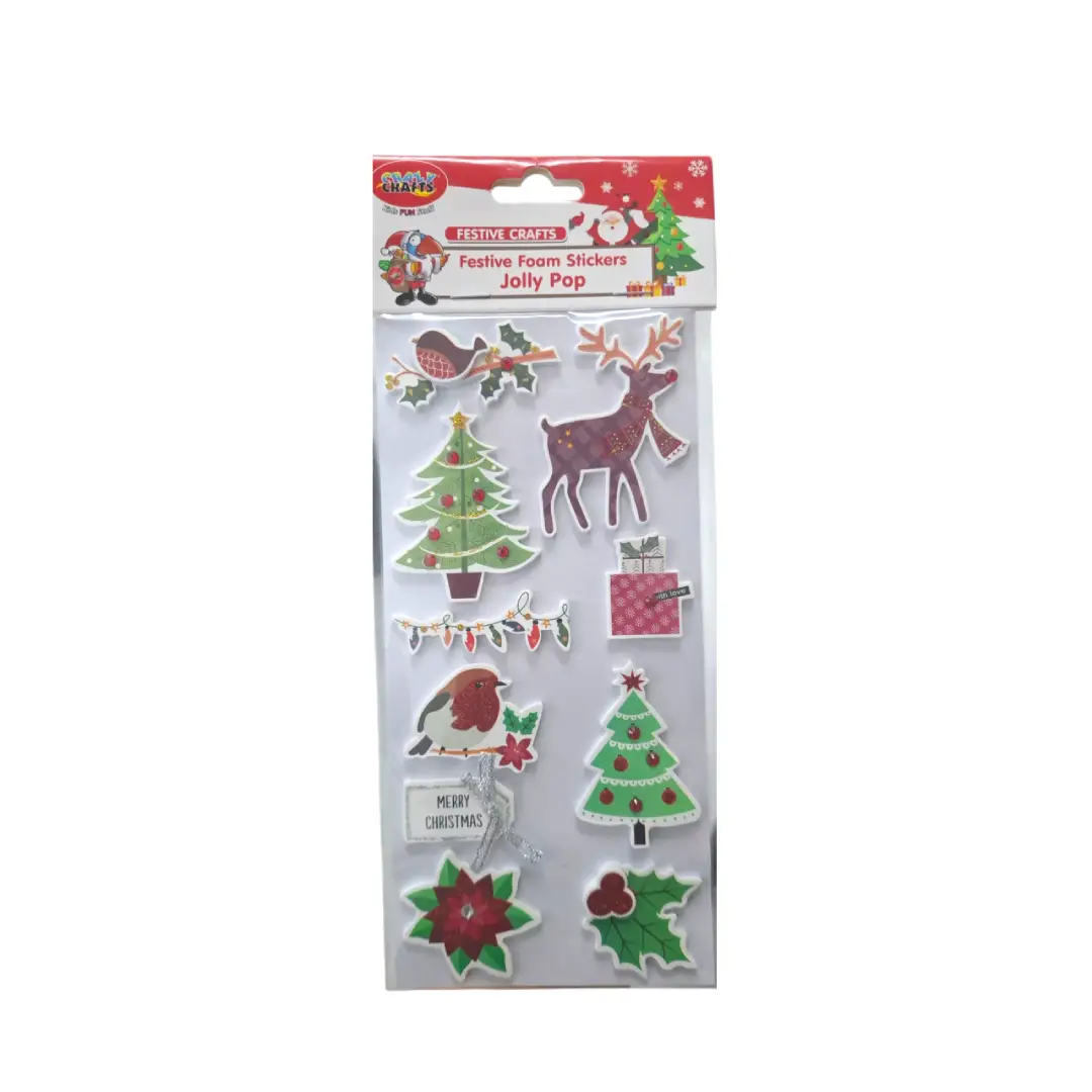Christmas Foam Stickers - Jolly Pop