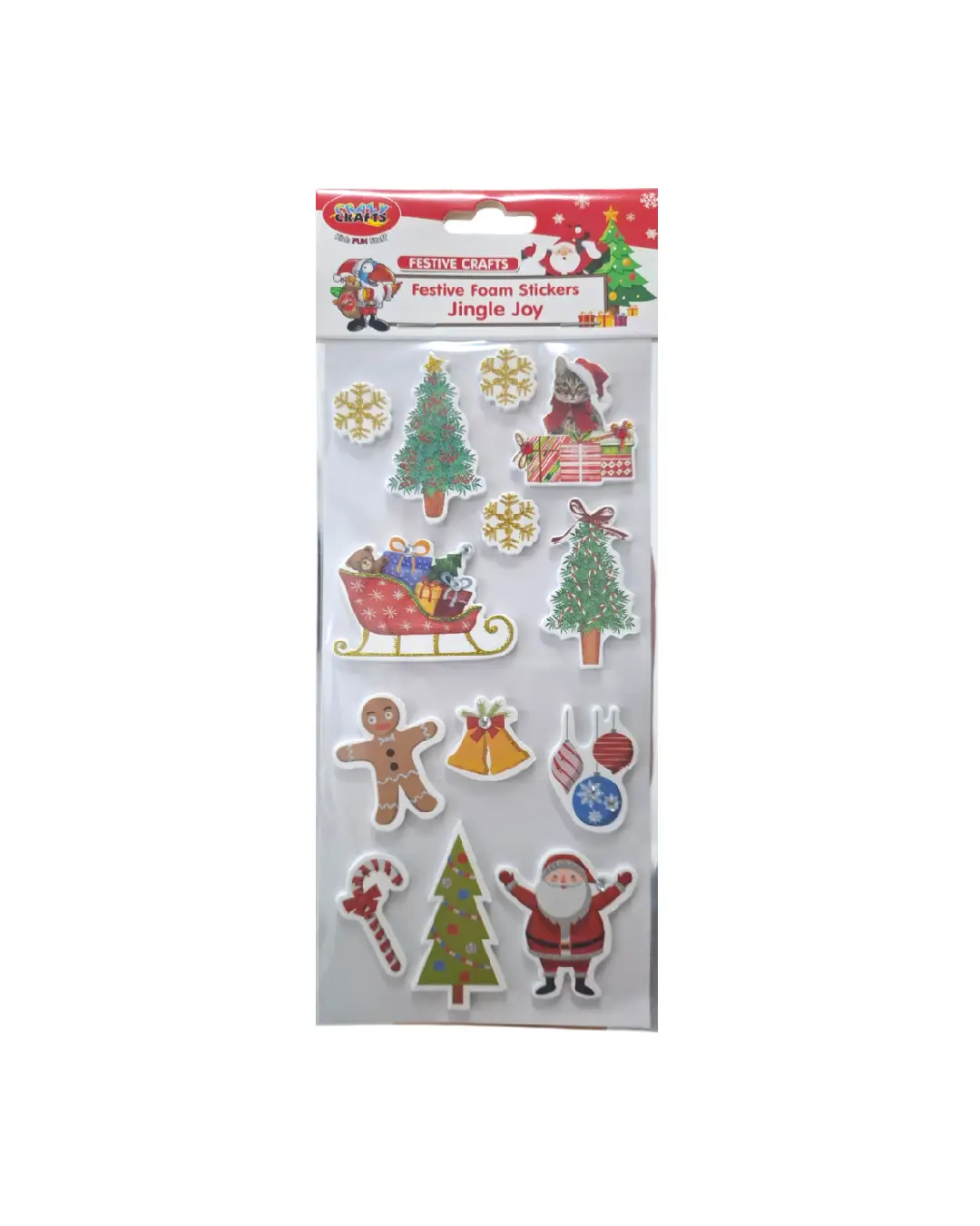 Christmas Foam Stickers - Jingle Joy